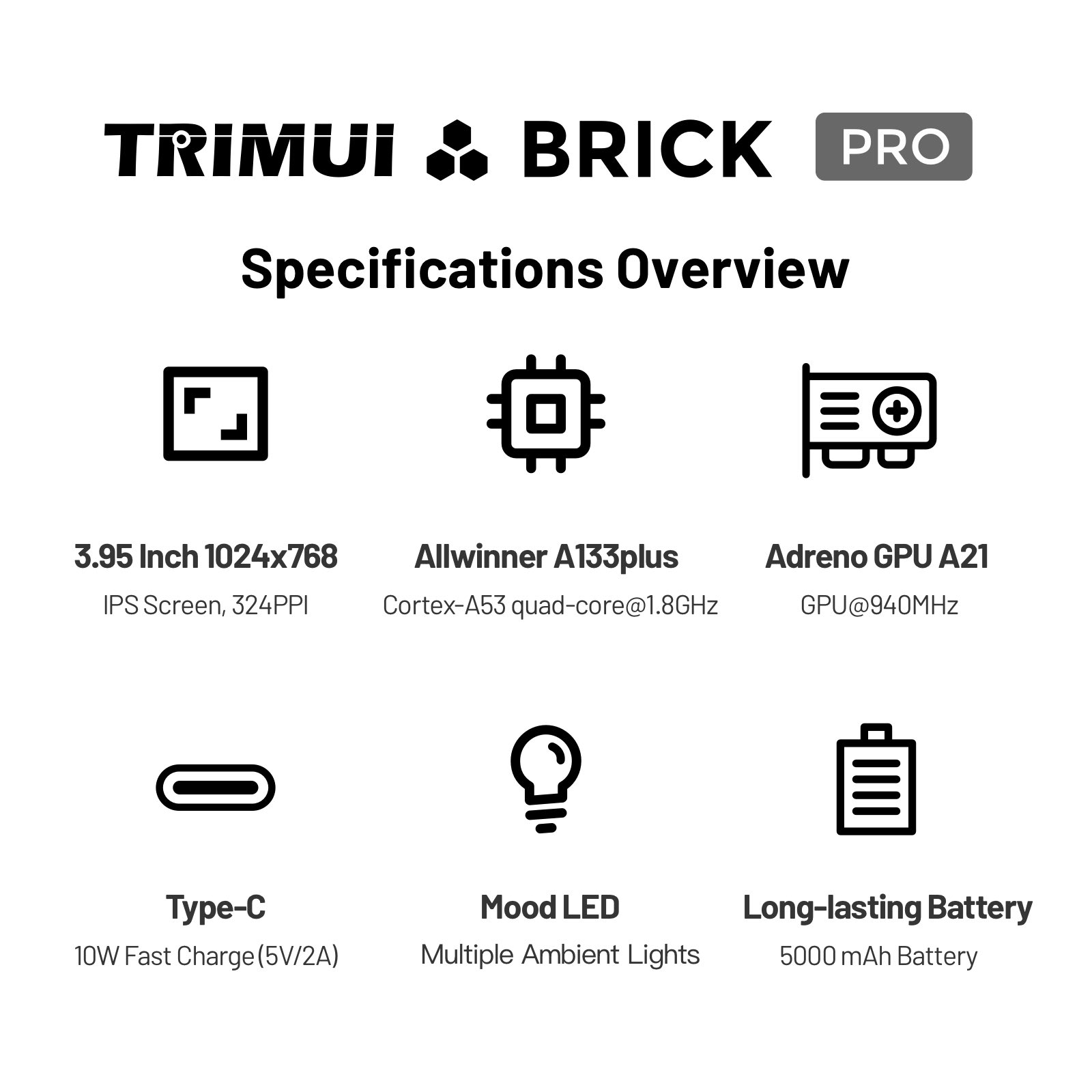 TRIMUI Brick Pro TG4040 Retro  - Gaming Console Linux review and price