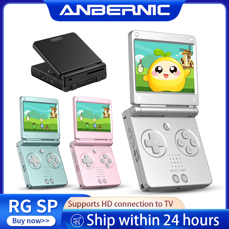 Anbernic RGSP Flip Retro Handh - Gaming Console Linux review and price