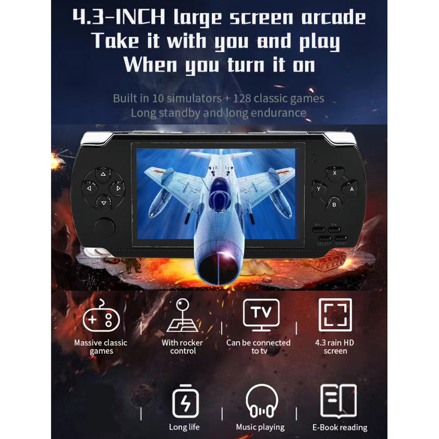 Handheld Portable Retro Video  - Gaming Console For 7 Year Old review and price