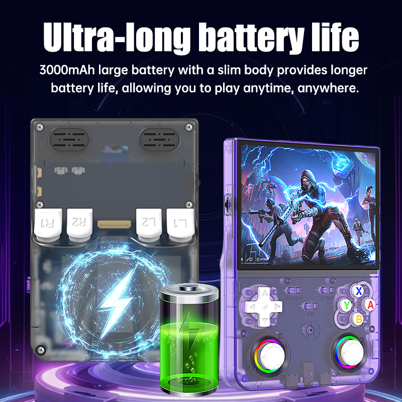 New R36 Ultra X Handheld Retro - Gaming Console Linux review and price