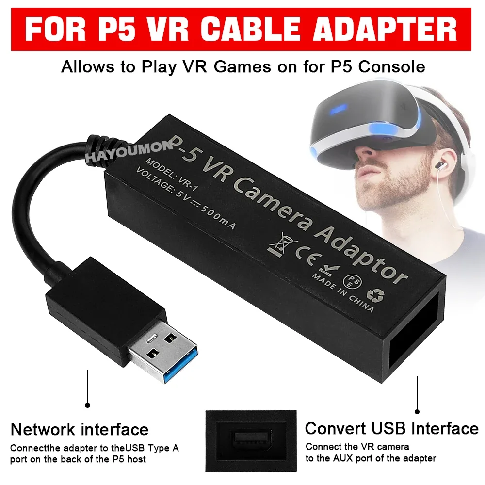 For PS5 VR Cable Adapter For P - Gaming Console Mini review and price