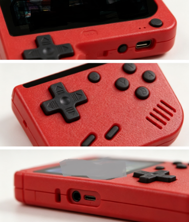 HTMCK Red Retro Classic Handhe - Gaming Console For 7 Year Old review and price
