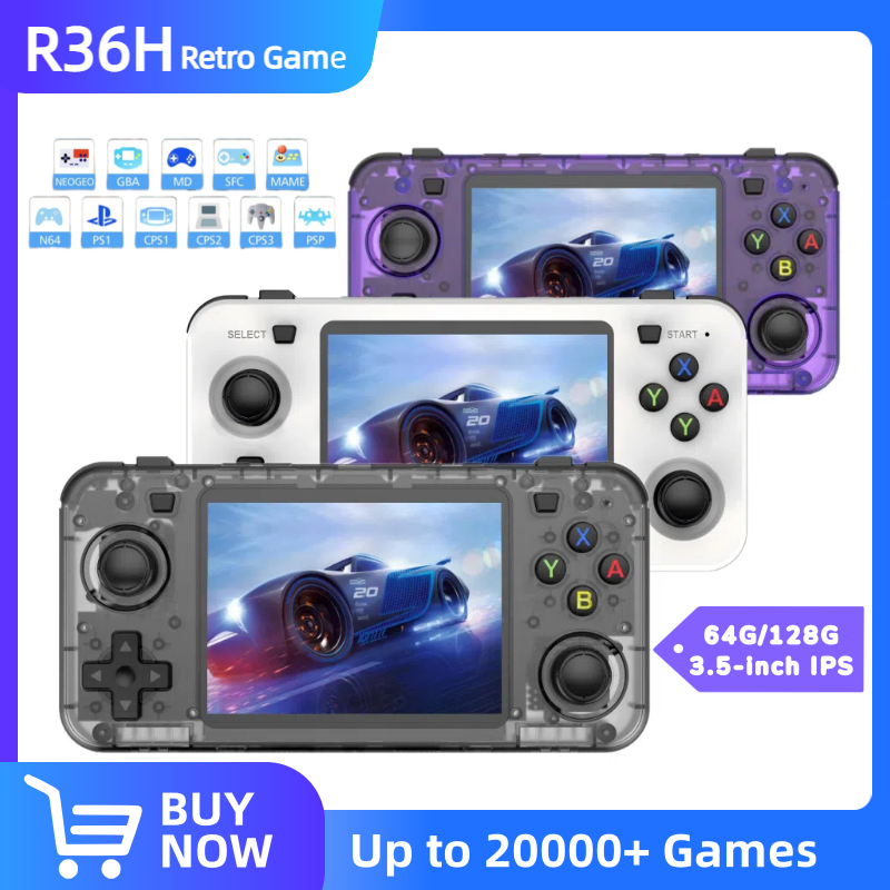R36H Retro Handheld Video Game - Gaming Console Linux review and price