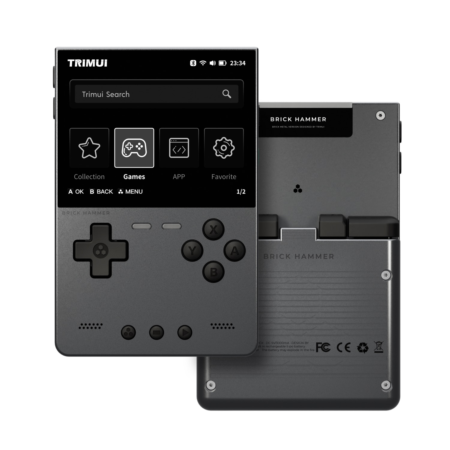 TRIMUI BRICK HAMMER Retro Hand - Gaming Console Linux review and price