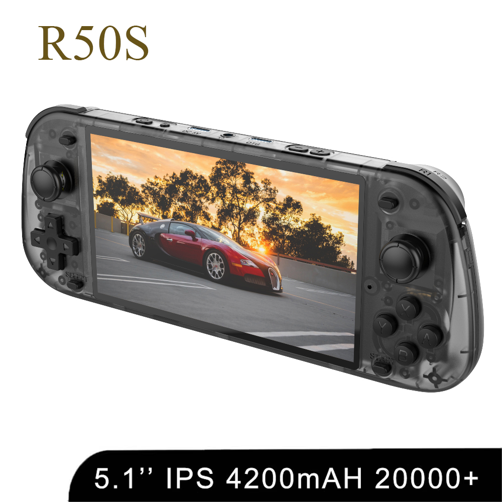 5.1inch New R50S Retro Handhel - Gaming Console Linux review and price