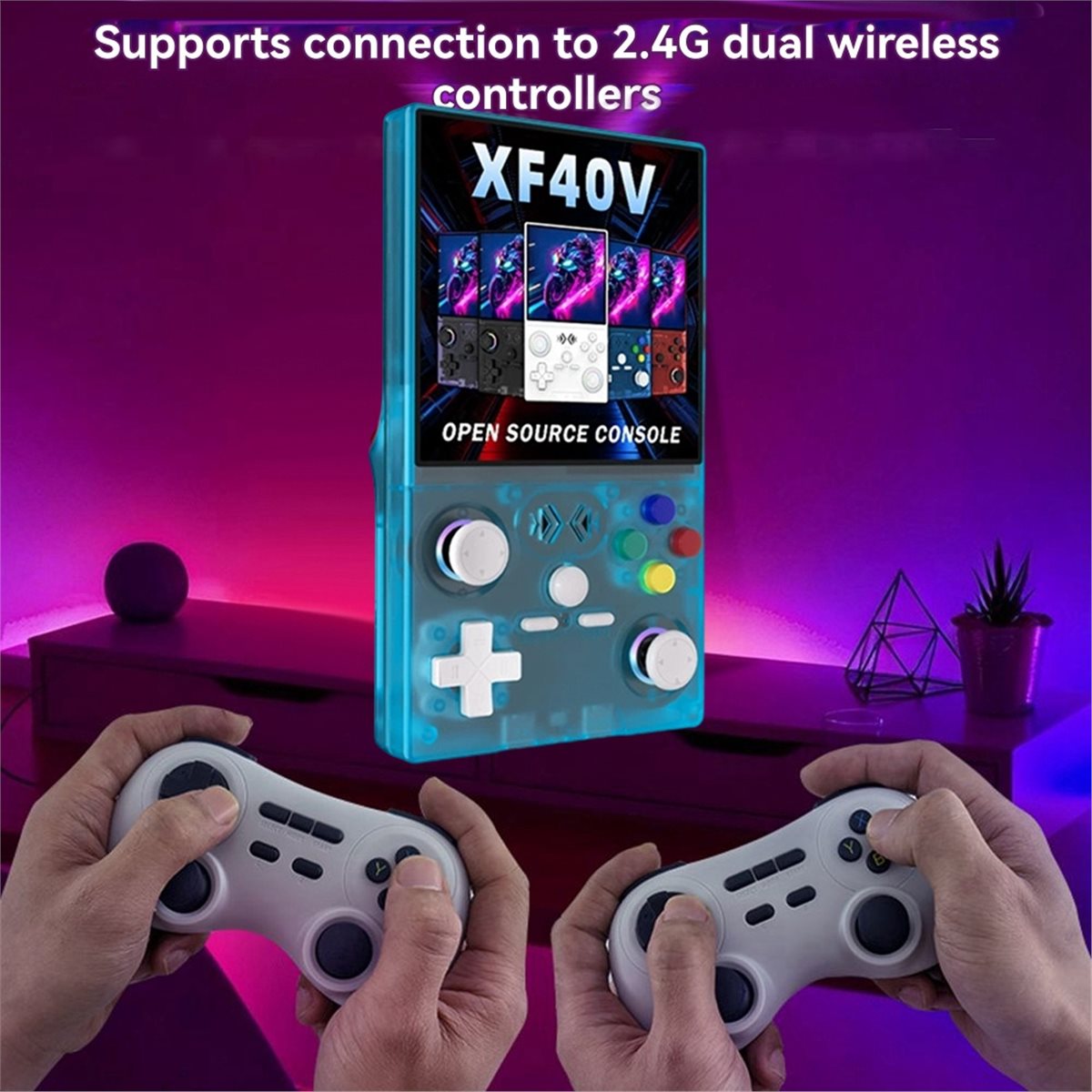 A86G NEW XF40V Retro Handheld  - Gaming Console Linux review and price