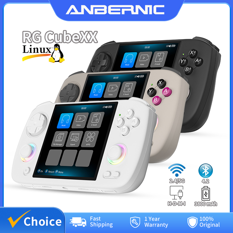 ANBERNIC RG Cubexx Retro Handh - Gaming Console Linux review and price