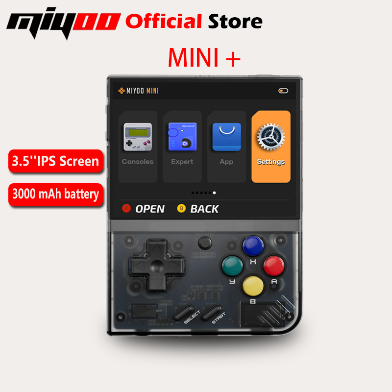 MIYOO Mini Plus Portable Retro - Gaming Console Linux review and price